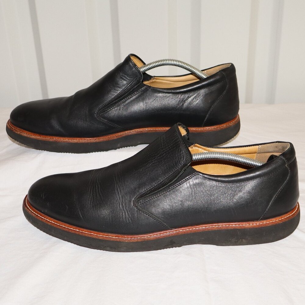 Samuel Hubbard Men's Frequent Traveler Loafer Black Leather Size 13 Leather